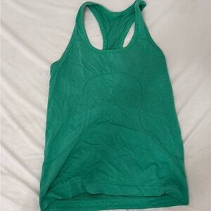 Lulu lemon Green Racerback Tank Top